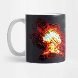 FATMAN PEST REMOVAL (Wasteland Red) Mug